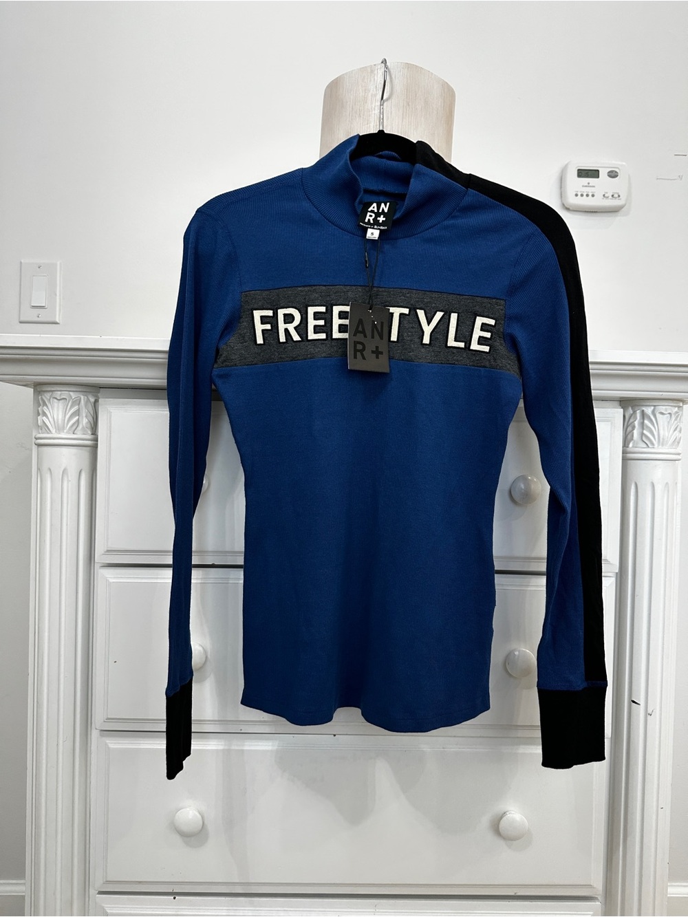 ANR+ / Alp N Rock “Freestyle” Ribbed Mock Neck Top — Size S